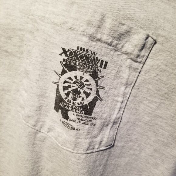 IBEW REUNION TANK TOP 2XL MADE IN USA. (PUR1) - Picture 5 of 6